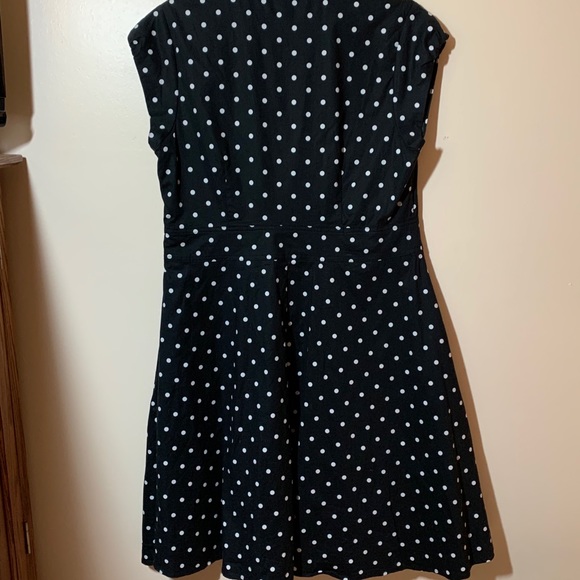 City Chic Retro Polka Dot Dress - Picture 5 of 5